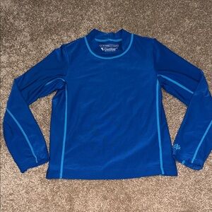 Coolibar Kids Blue Swim Rashguard - Small. I